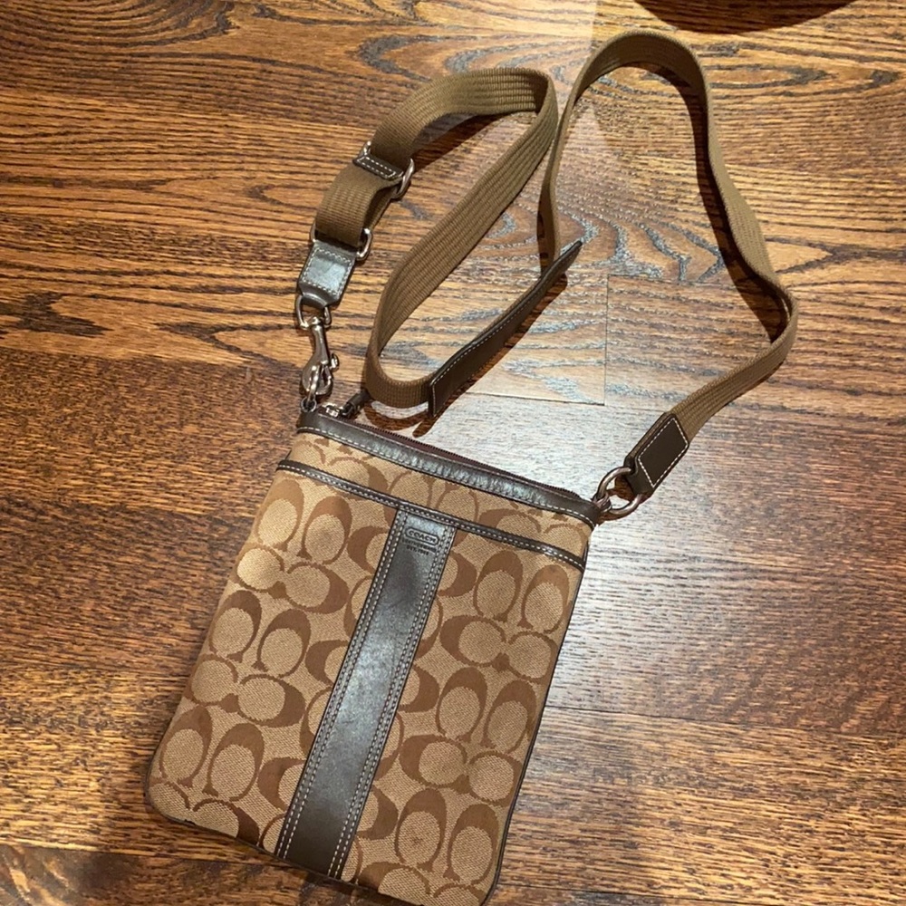 authentic coach cross body